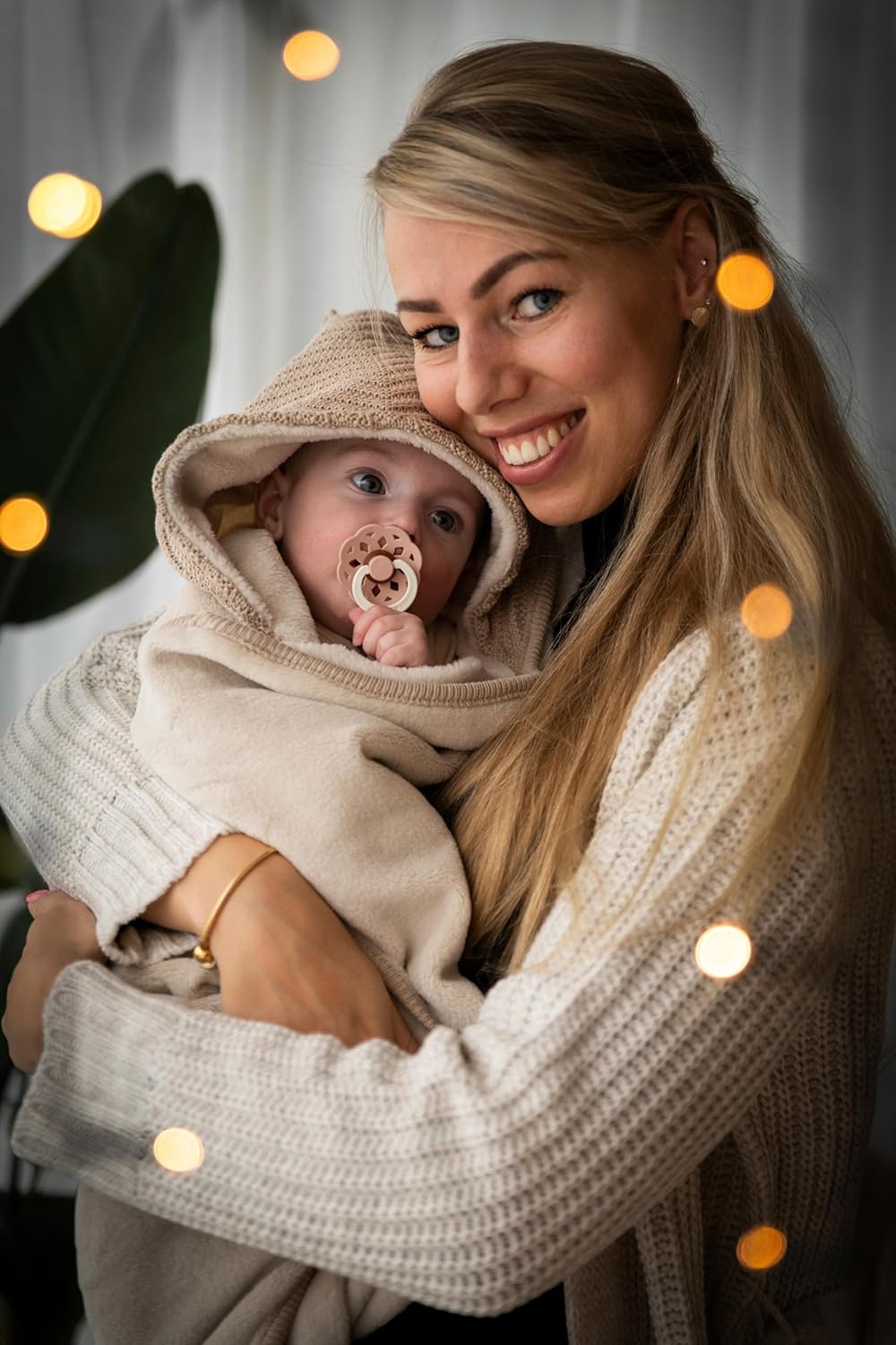 Baby's Only - Baby Kapuzendecke Grace - 75x75 cm - Einschlagdecke Babyschale - Maxi Cosi Decke - für