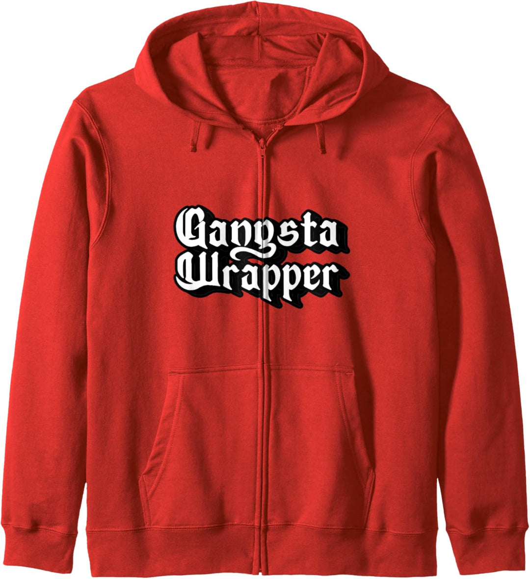 Gangsta Wrapper! Fun & Funny Christmas Holiday Graphic Kapuzenjacke