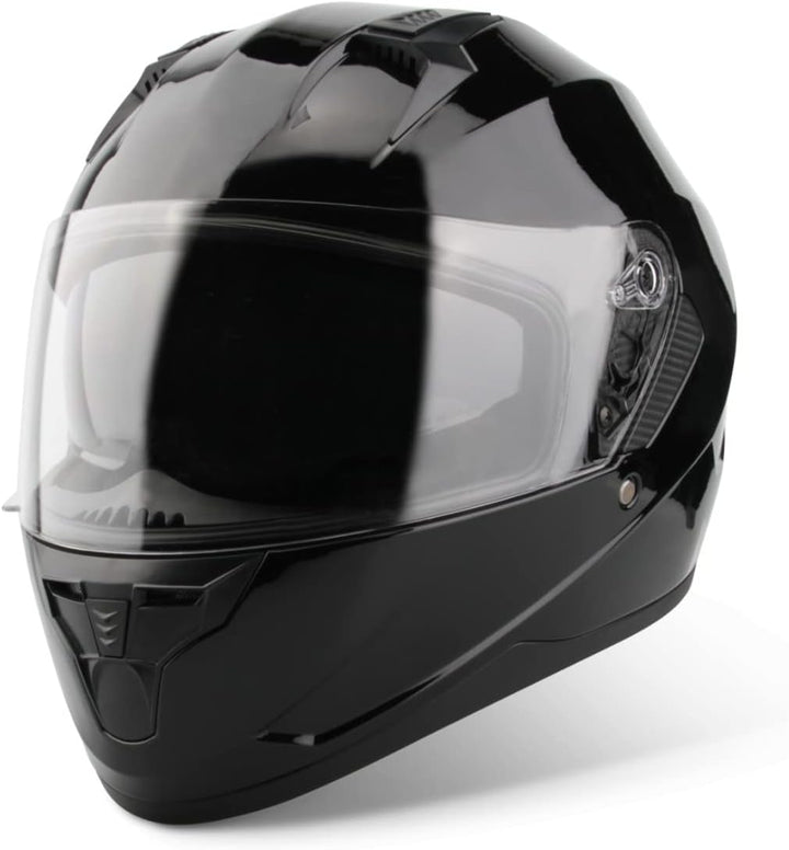 VINZ Kennet Integralhelm mit Sonnenblende | Motorrad Helm Vollvisierhelm Mopedhelm | Motorradhelm Fu