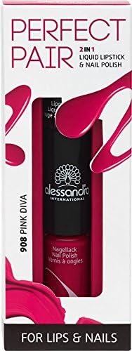 alessandro Perfect Pair 2in1 Lippenstift & Nagellack Pink Diva, 10 g, Pink Diva