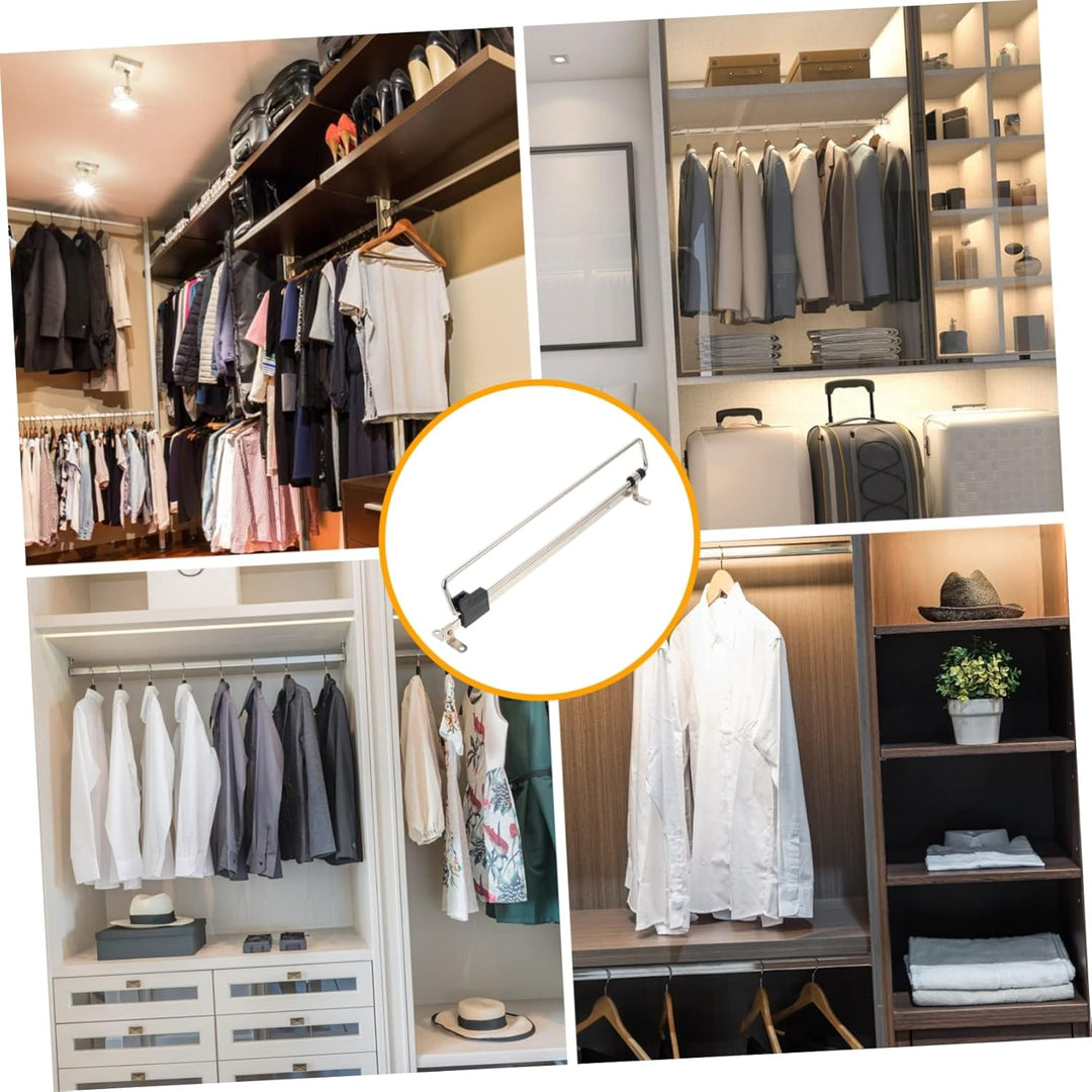 Cabilock Stabile Teleskop-kleiderstange Kleiderschrank Wäscheständer Kleiderbügel Organizer Platzspa