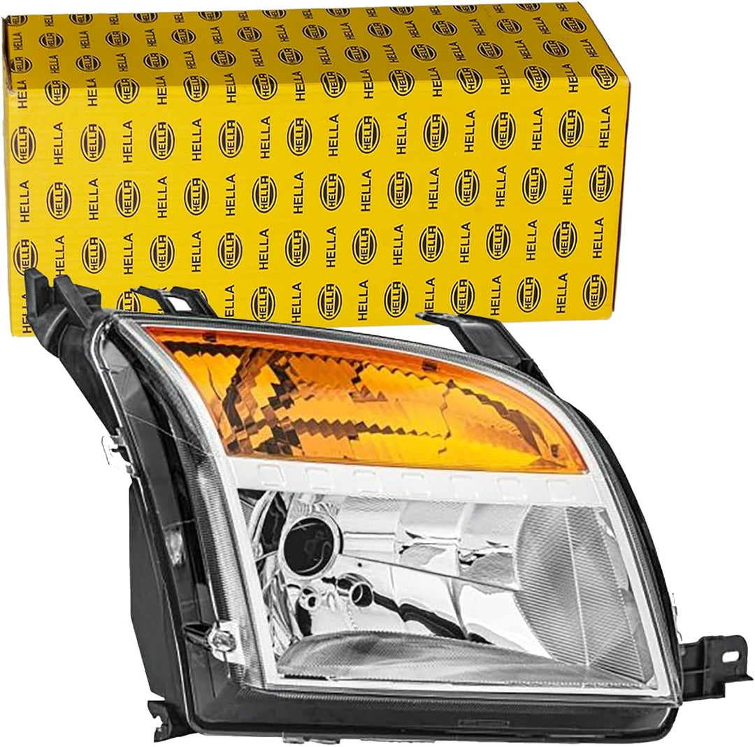 HELLA 1LD 247 026-281 Halogen-Hauptscheinwerfer - rechts - für u.a. Ford Fusion (Ju_) Rechts (Beifah