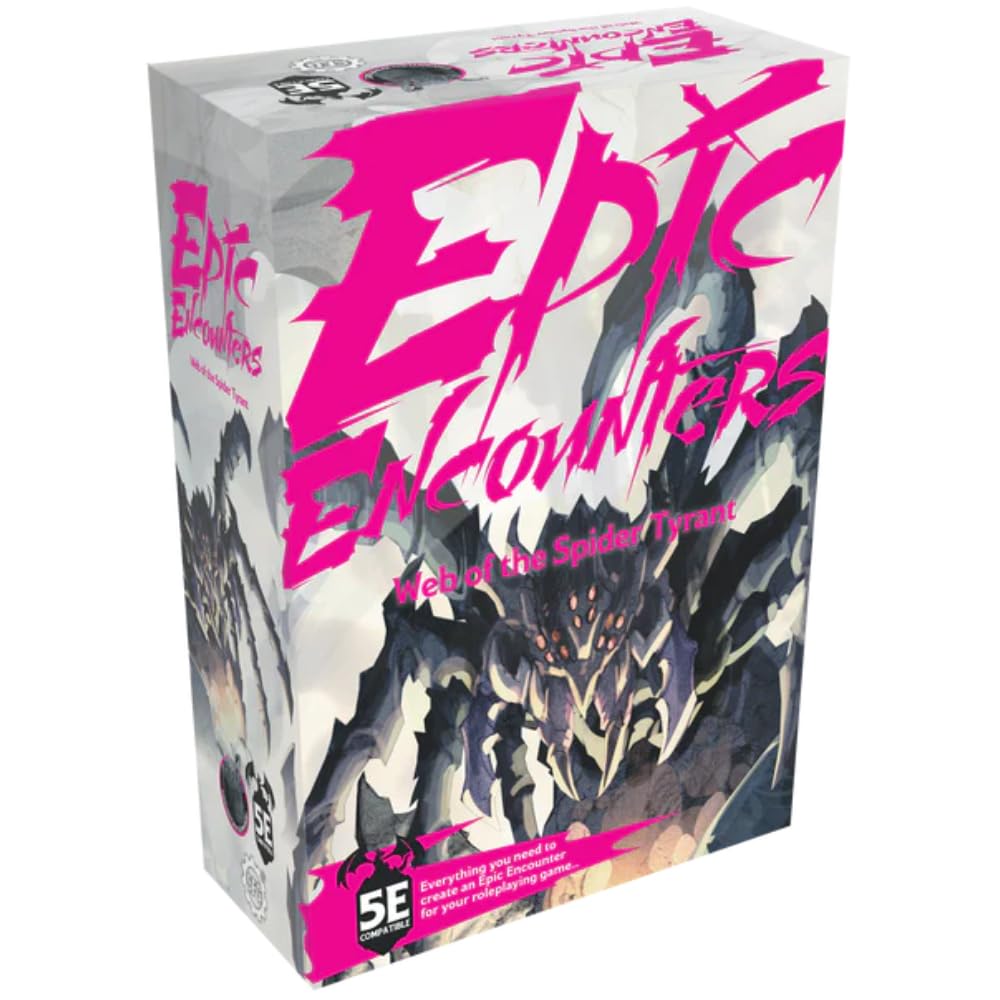 Epic Encounters: Web of the Spider Tyrant - RPG Fantasy Roleplaying Tabletop Game with 20 Detailed M