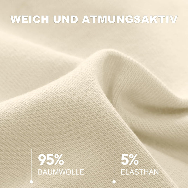 coskefy Unterhosen Damen, 6er Pack Slips Damen Baumwolle, Bequeme Frauen Unterwäsche, Atmungsaktiv P