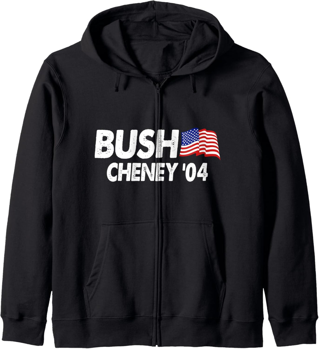 Bush Cheney Vintage politisch Kapuzenjacke