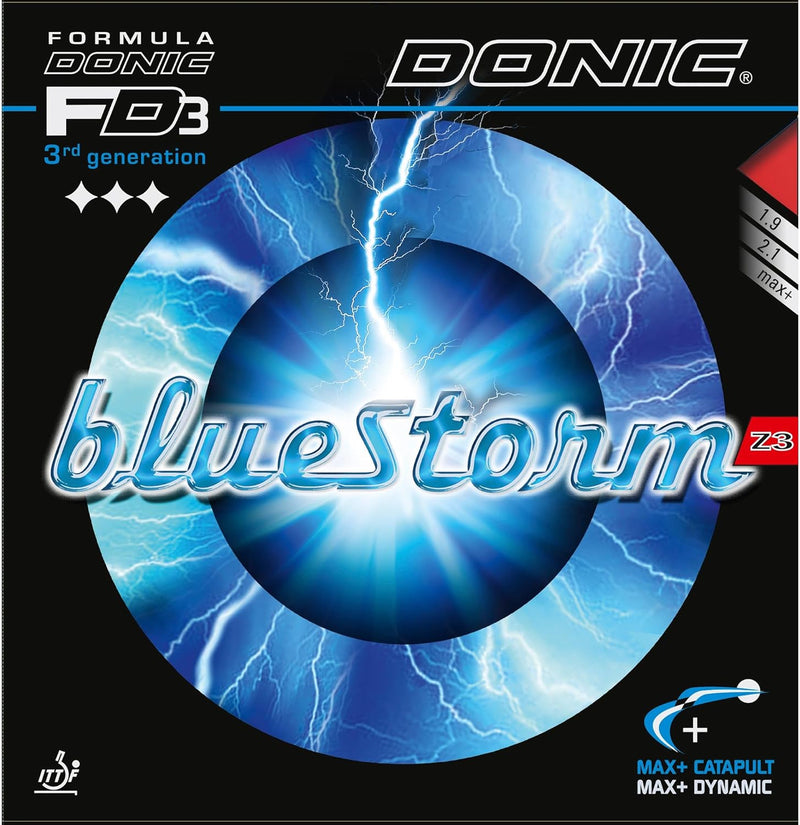 DONIC Belag Bluestorm Z3 1,9 Mm, Rot 1,9 mm, rot, 1,9 Mm, Rot 1,9 mm, rot