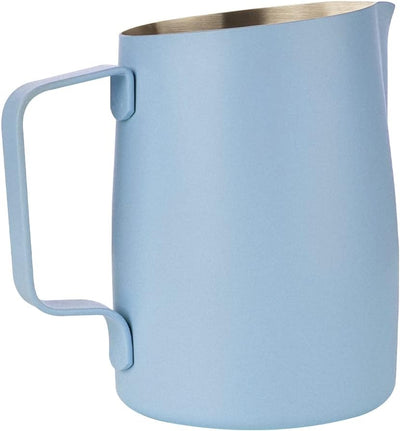 Dianoo Milchaufschäumkrug mit Griff, 600 ml, Edelstahl-Dampfkrug, Espresso-Milchaufschäumer, Tasse f