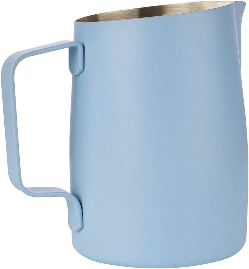 Dianoo Milchaufschäumkrug mit Griff, 600 ml, Edelstahl-Dampfkrug, Espresso-Milchaufschäumer, Tasse f