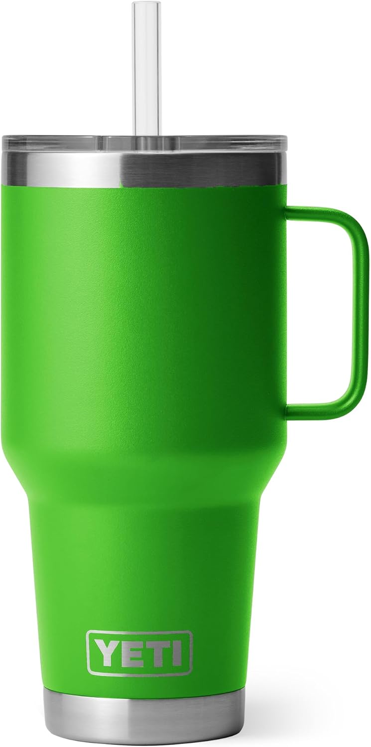 YETI Rambler Strohbecher, Canopy Green, 35 oz (1035 ml), Canopy Green