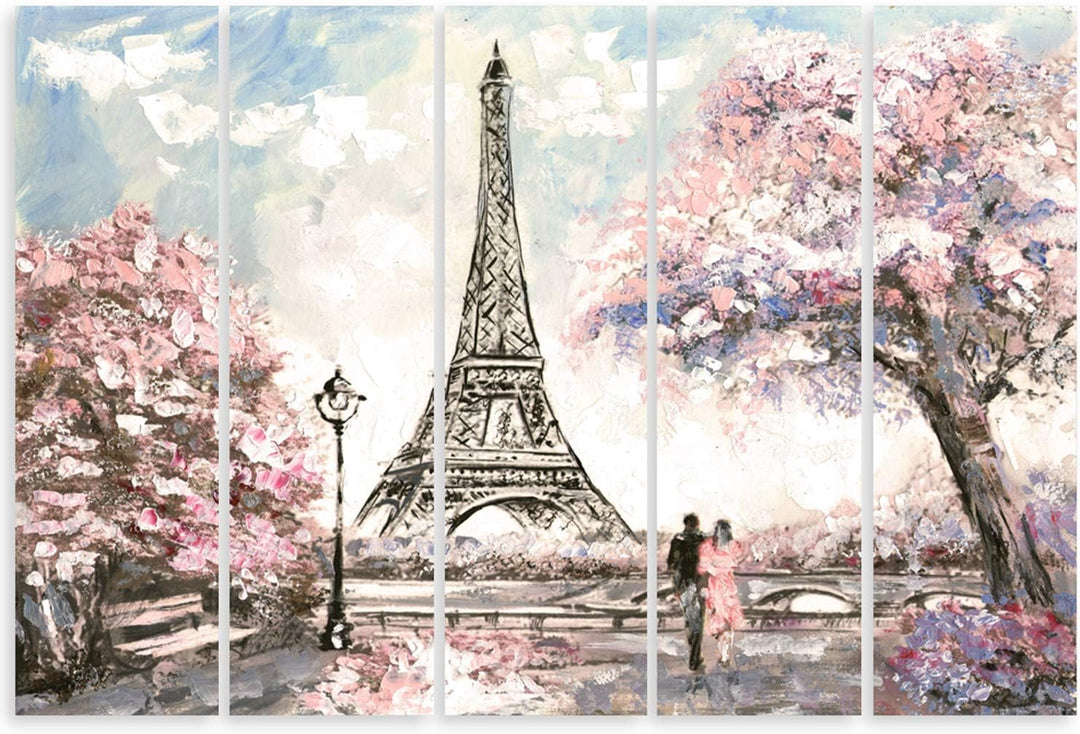 Feeby. Leinwandbild - 5 Teile - Bilder, Wand Bild, Wandbilder, Kunstdruck XXL, 5-Teilig, Typ C, 150x