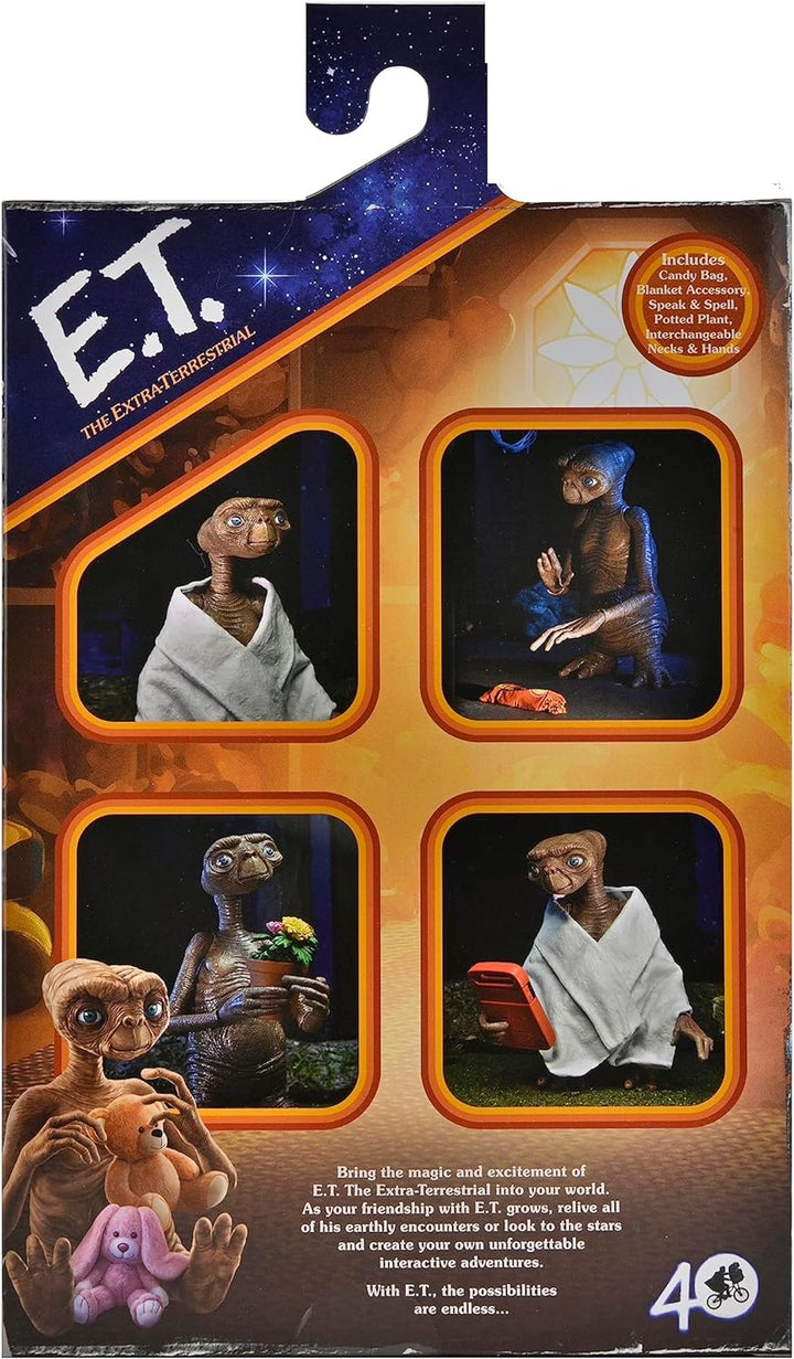 NECA E.T.- Der Ausserirdische Actionfigur 40th Anniversary braun, aus Kunststoff, Hersteller