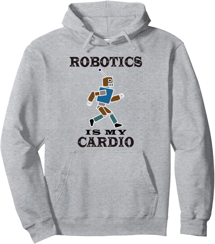 Robotik als Kardio-Ironie-Spruch Mechaniker-Ingenieur Pullover Hoodie