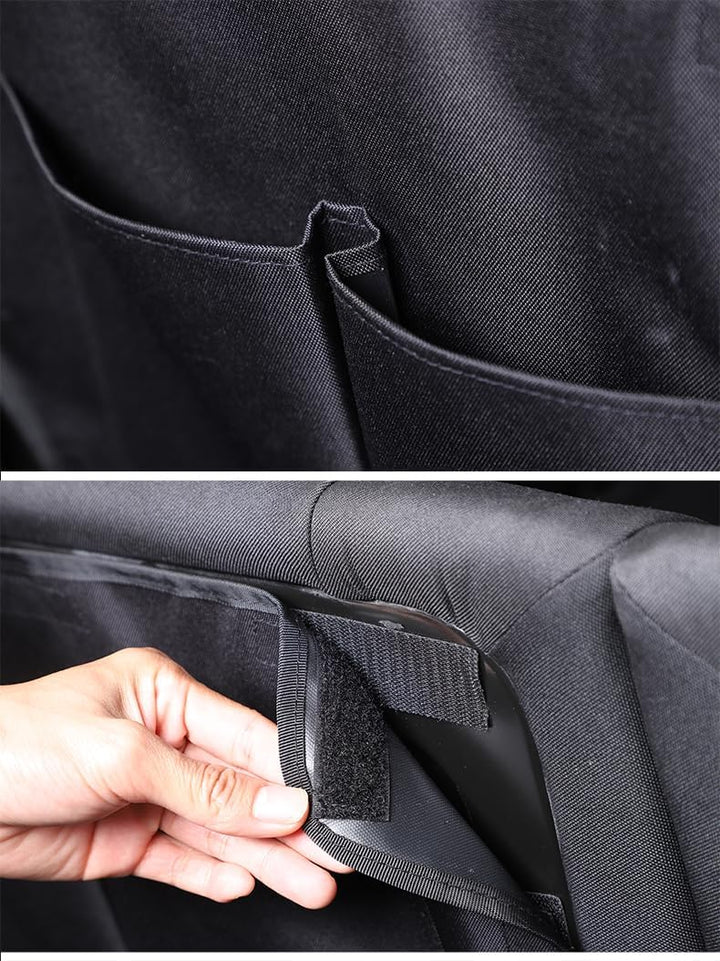 PIUGILH Kofferraum Organizer Geeignet für Fiat 500 2016-2024,Rücksitz Hänge Kofferraumtasche Aufbewa