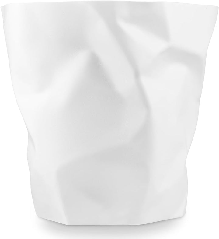 Essey Design Papierkorb, Bin Bin, Design Mülleimer für Büro und Bad, 14 Liter, weiss, weiss