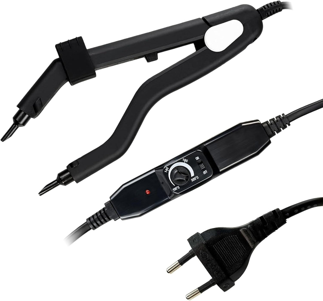 Profi Wärmezange Haar Extensions Iron, 100-240V Haarverlängerungswerkzeug für Haarverlängerung, Salo