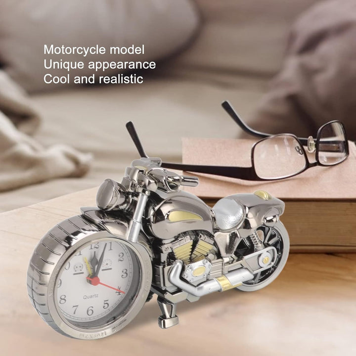 Topyond Weinlese Motorrad Wecker,Motorrad Uhr Mit Zifferblatt,Desktop Dekoration, Motorrad Deko,Kind
