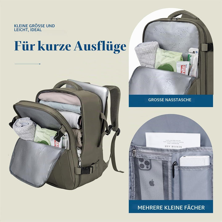 Lossga Für Ryanair Handgepäck 40x20x25 Handgepäck Rucksack Reiserucksack Flugzeug Rucksack 40x20x27