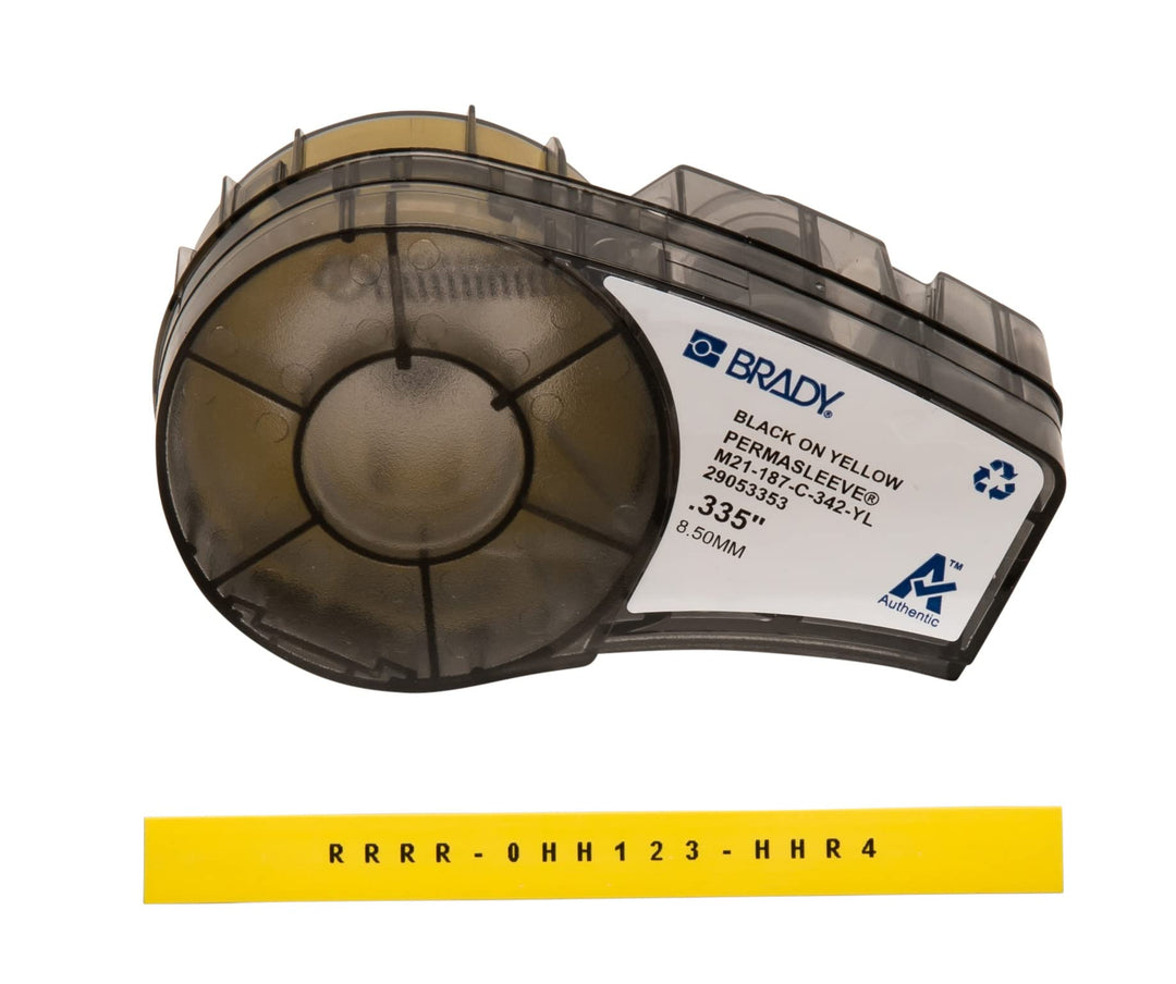 Brady (M21-187-C-342-YL) PermaSleeve Schrumpfschläuche aus Polyolefin für BMP21-PLUS; BMP21 8.50 mm