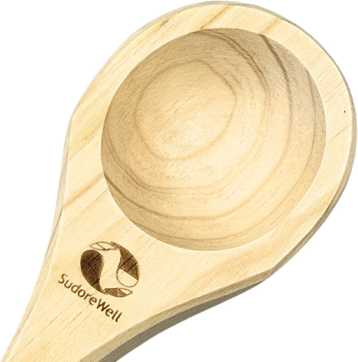 Sauna Schöpfkelle Saunakelle aus Weichholz 40 cm mit Lederriemen