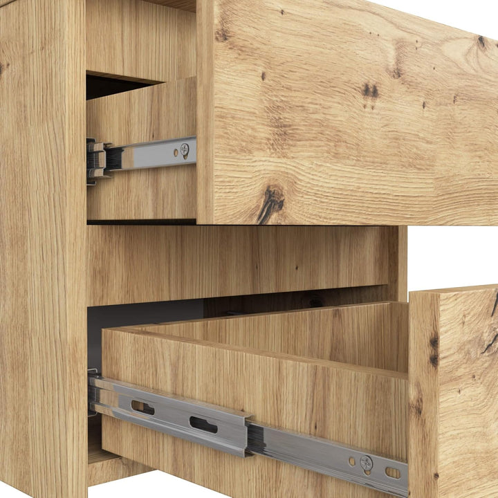 AKORD | Kommode Set 2 Schubladen Sideboard Mehrzweckschrank Schrank | Schreibtisch | ecktisch | Eck