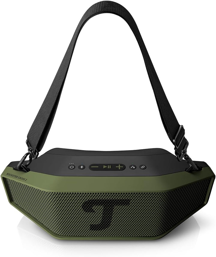 Teufel ROCKSTER Cross 2 Tragbarer Bluetooth Lautsprecher für drinnen und draussen, mit Langer Akkula
