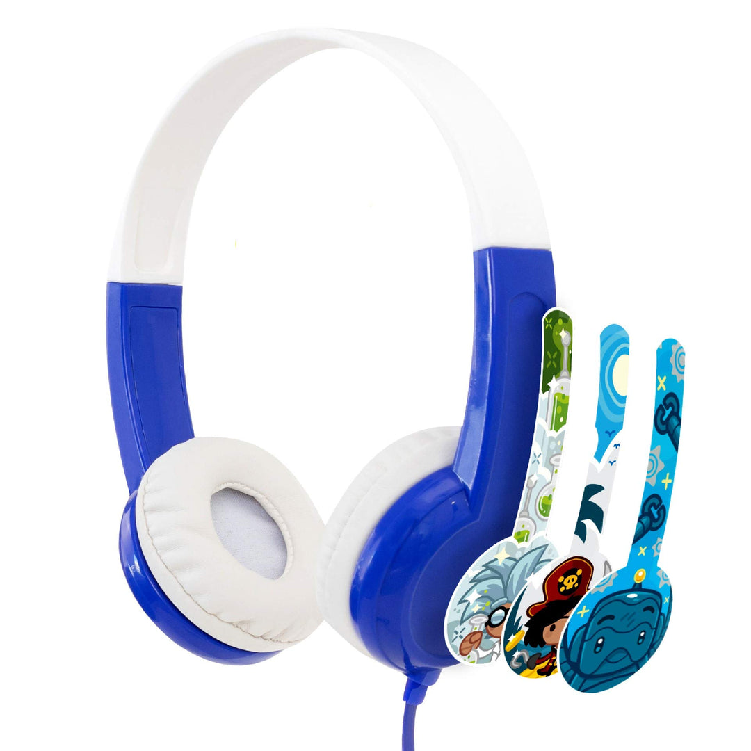 ONANOFF Buddyphones Discover Volume Limiting Kids Headphones In-Ear Durable, Comfortable,& Customiza