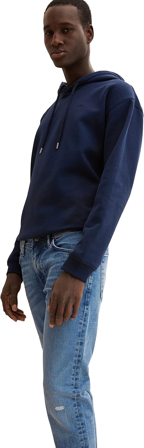 TOM TAILOR Denim Herren Piers Slim Jeans 31W / 30L 10122 - Destroyed Light Stone Blue Den, 31W / 30L