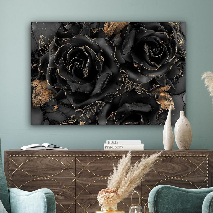 MuchoWow© Leinwandbild Gross 120x80 cm XXL Dekoration Wohnzimmer Bilder Pictures Wall Decoration Liv