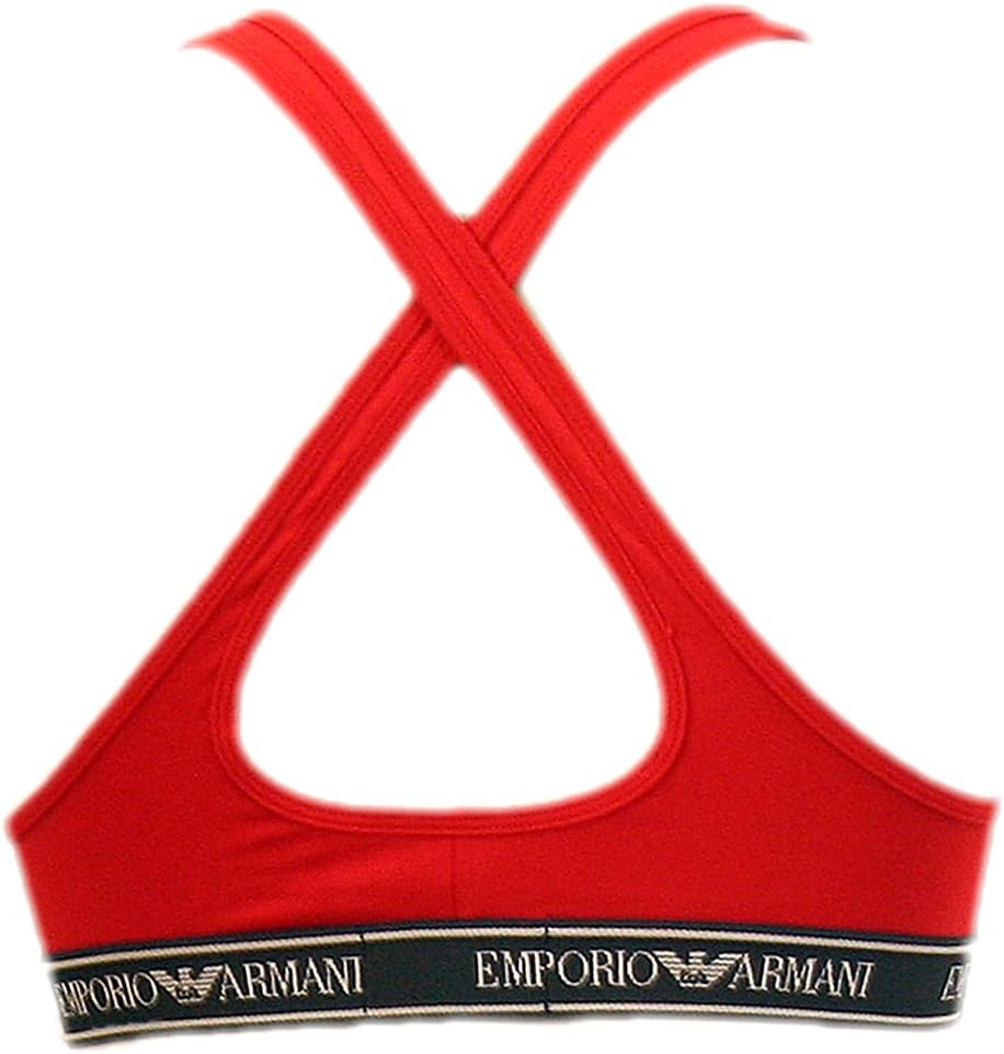 Emporio Armani Underwear Damen 1639958P317 Bralette, Rot (Rosso 00074), Large