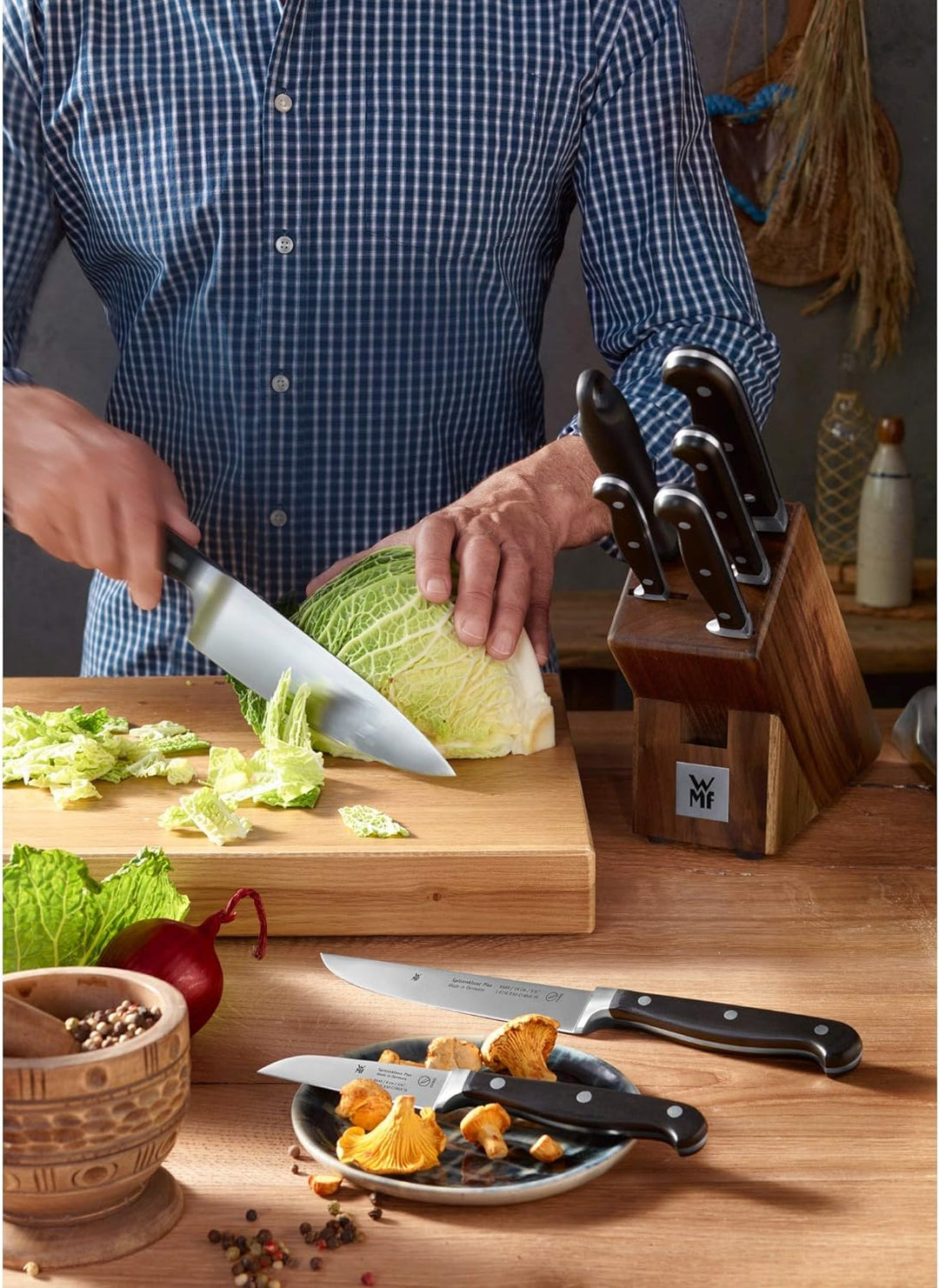 WMF Spitzenklasse Plus Käse-/ Kräutermesse 23,5 cm, Made in Germany, Messer geschmiedet, Performance