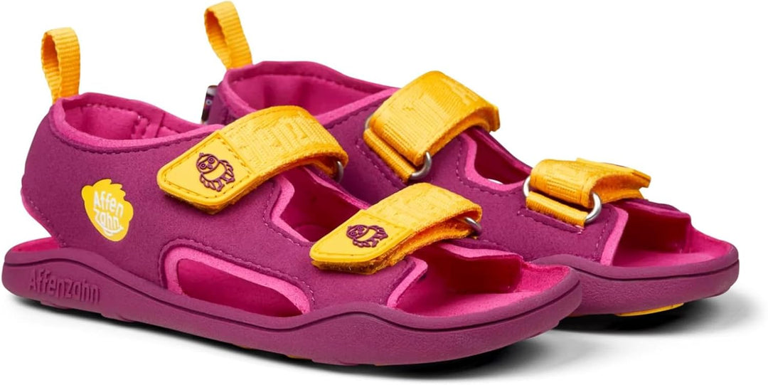 Affenzahn Sandale Vegan Airy mit Klettverschluss rutschfest Flexibel Luftig Leicht für den Sommer, G