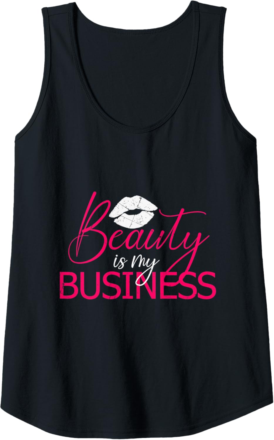 Damen Beauty Is My Business Make Up MUA Salon Kosmetikstudio Tank Top