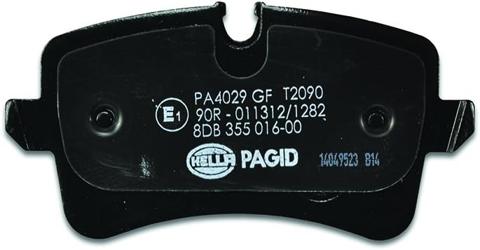 HELLA PAGID 8DB 355 016-001 Bremsbelagsatz - T2090 - Dicke/Stärke: 17.5mm - Bremssystem: Lucas - ink