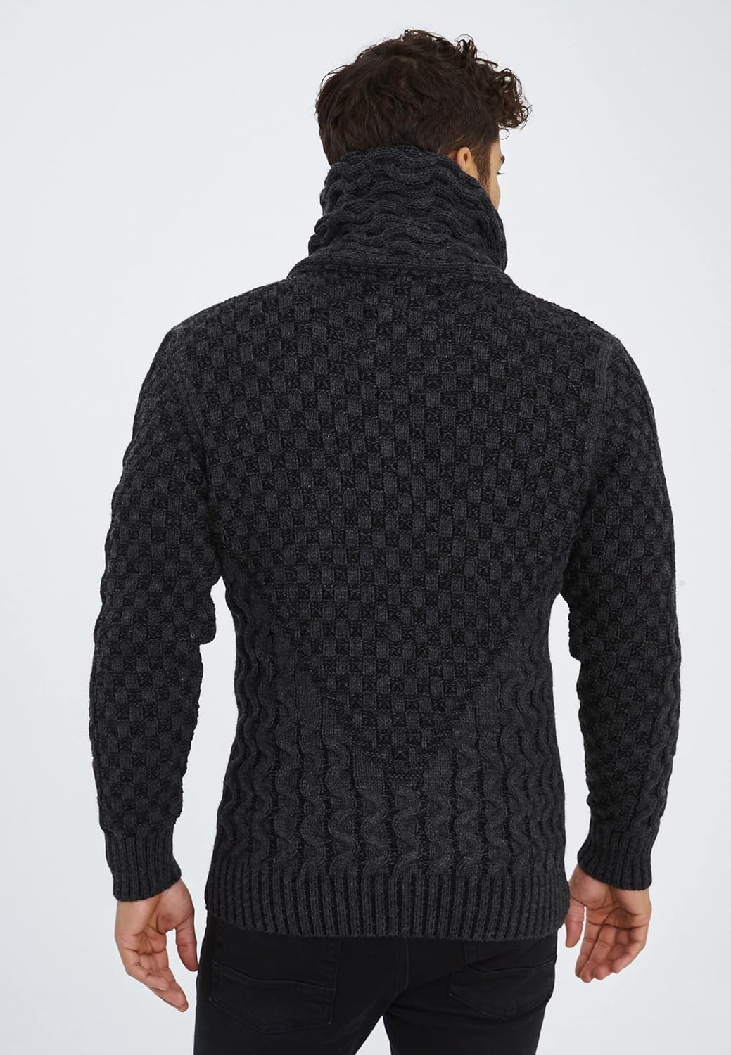 Leif Nelson Herren Strickjacke mit Reissverschluss in Regular Fit, Männer Cardigan in Langarm Design