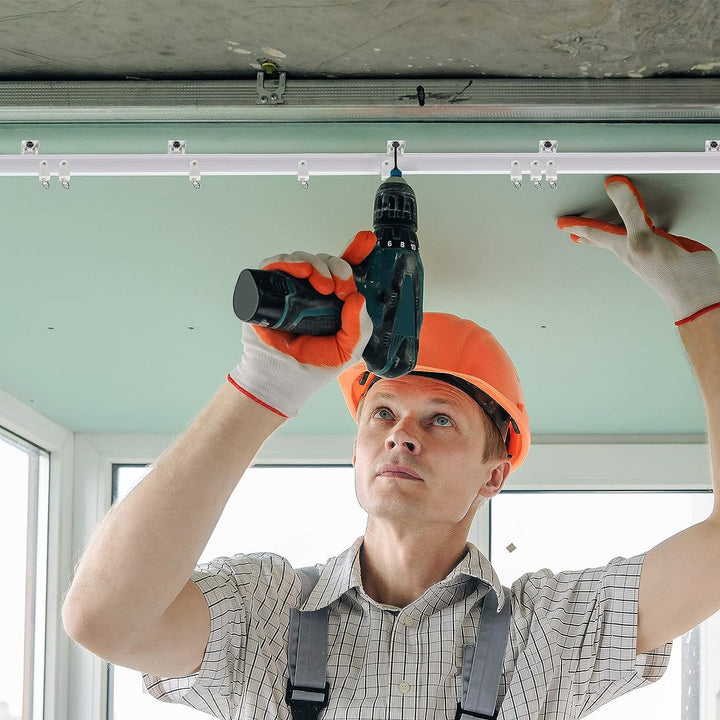 5 Meter Biegbare Decke Gebogen Vorhangschiene Flexible Decken Vorhanghalterung Weich Fenster Gebogen