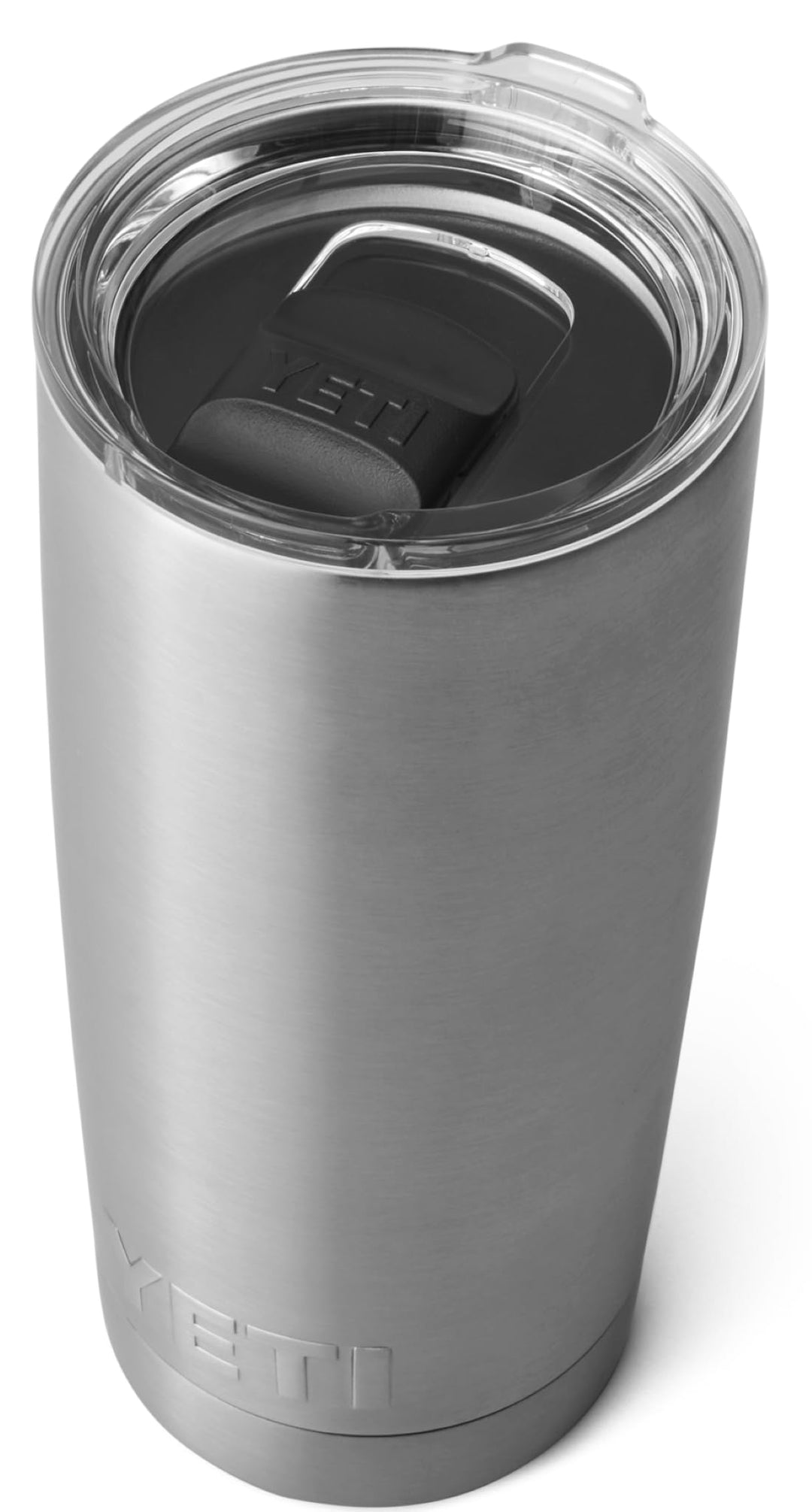 YETI Rambler Becher, 590 ml, Edelstahl, vakuumisoliert, mit MagSlider-Deckel Stainless Steel 20oz (5