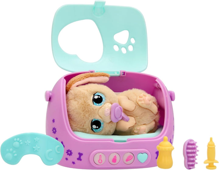 Baby Paws JUST Born Puppy INTERAKTIVE Haustiere Haustiere mit Einer elektronischen Transportbox mit