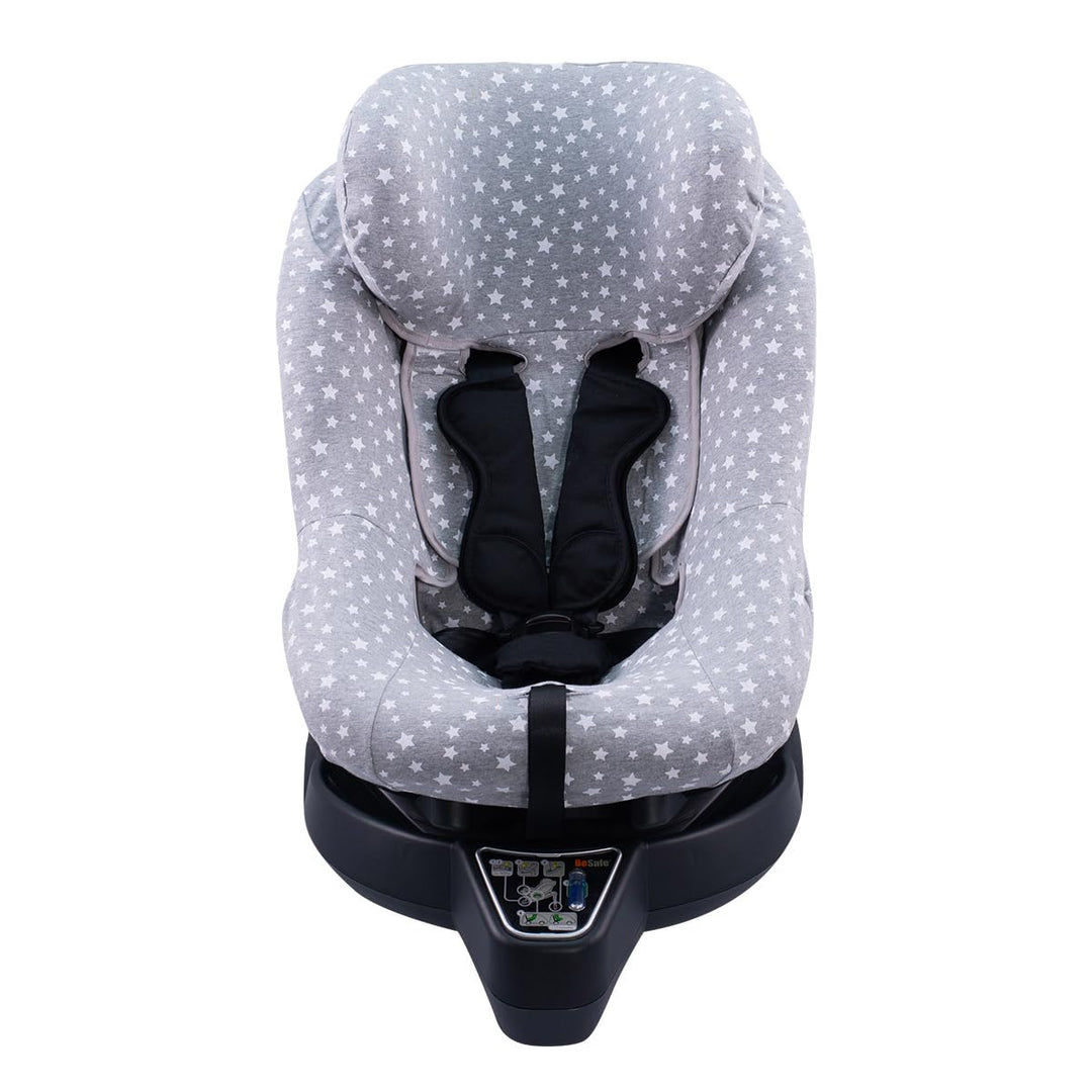 JYOKO KIDS Bezug Kompatibel mit Besafe Izi Turn B I-Size (White Star) White Star FUNDA, White Star F