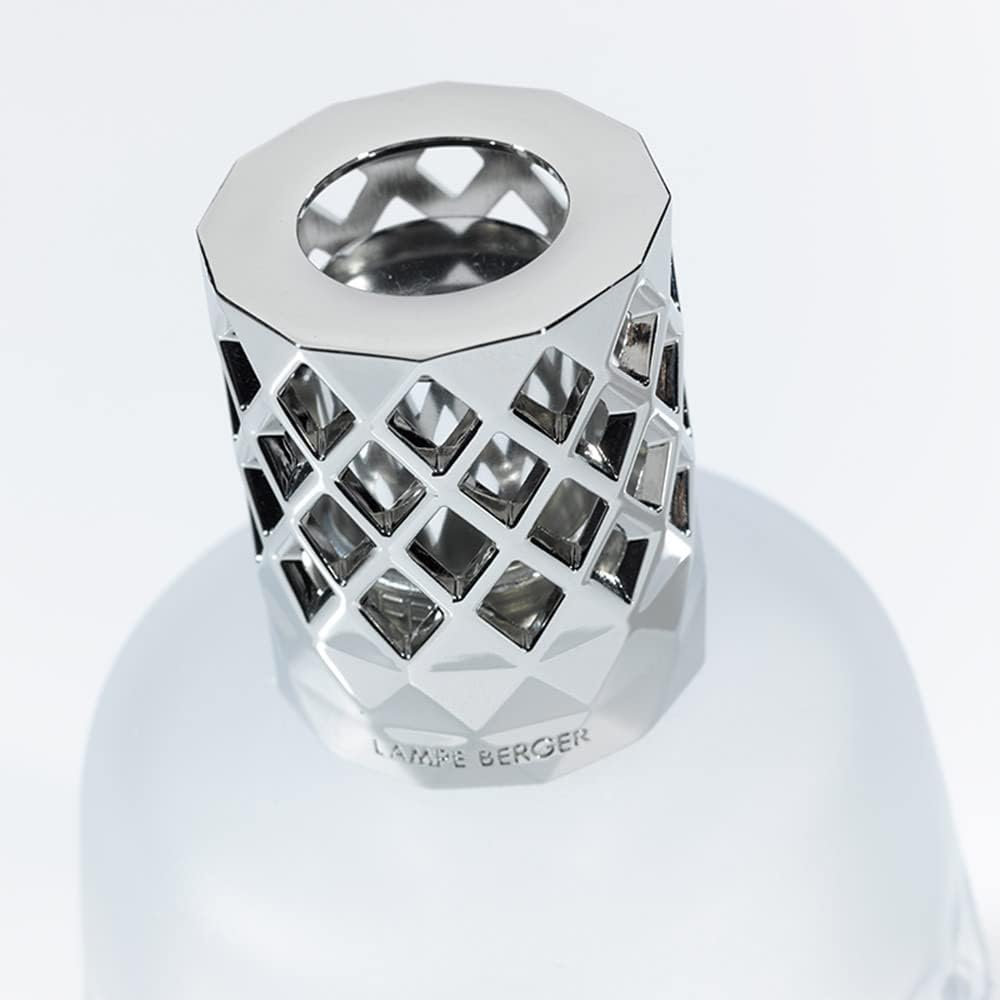LAMPE BERGER Clarity GIVREE Flacon, Glas, weiss, 380 ml, Weiss