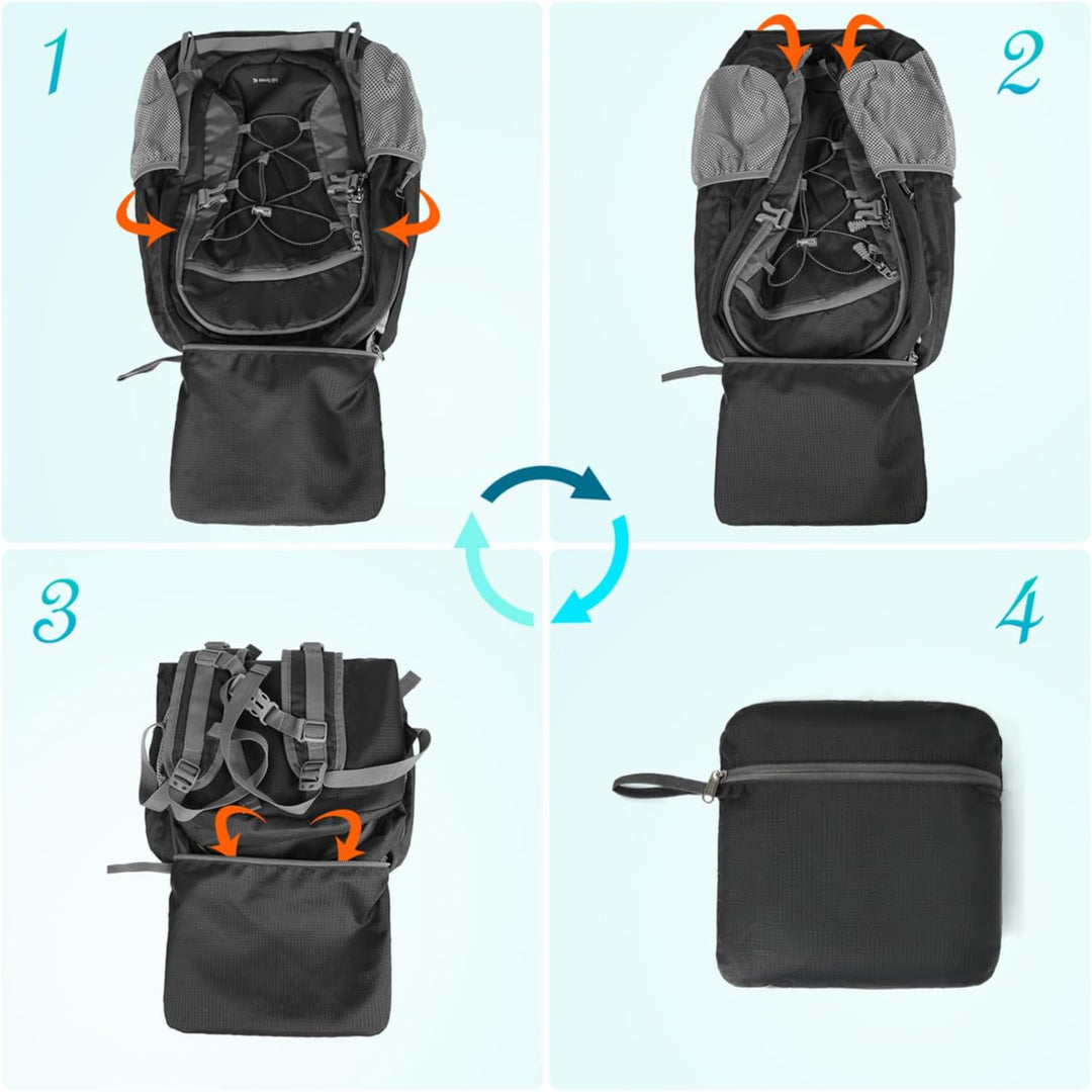 RAINSMORE Wanderrucksack Herren Damen 40L Wasserdichter Rucksack Leicht Gross Reiserucksack Trekking