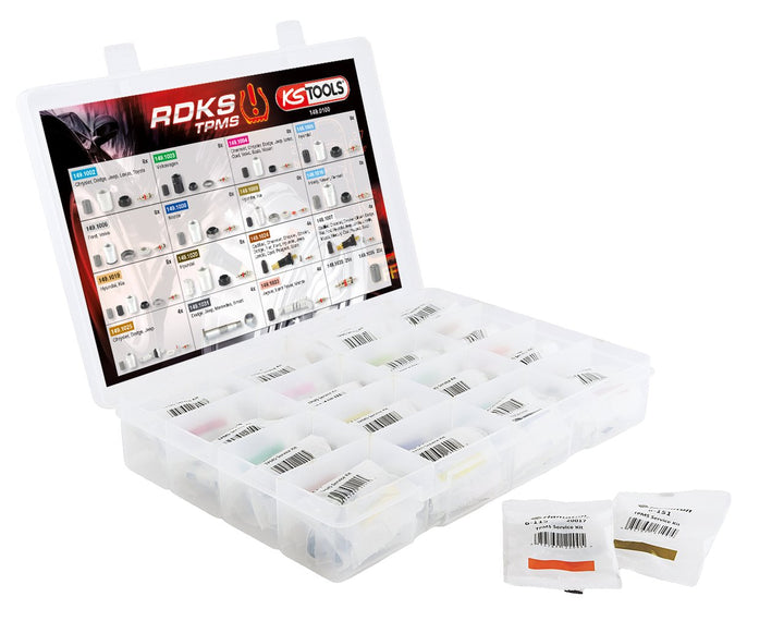 KS Tools 149.0100 RDKS/ Tpms Service-Sortiment für Reifendruck-Kontrollsysteme, 150-tlg