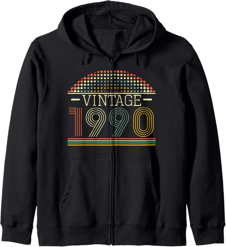 Vintage 1990 30. Geburtstag Party Feier Geschenk Idee Kapuzenjacke