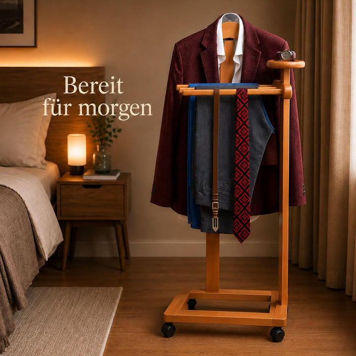 Tatkraft Lord - Stummer Diener, Herrendiener modern, Stummer Diener Modern, Jackenständer, Rollgarde