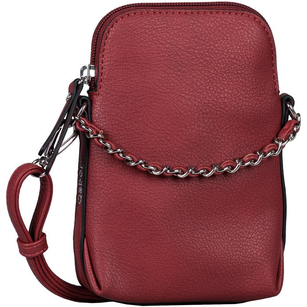 Gabor bags Valentine Damen Handytasche Umhängetasche Dark Red, Dark Red