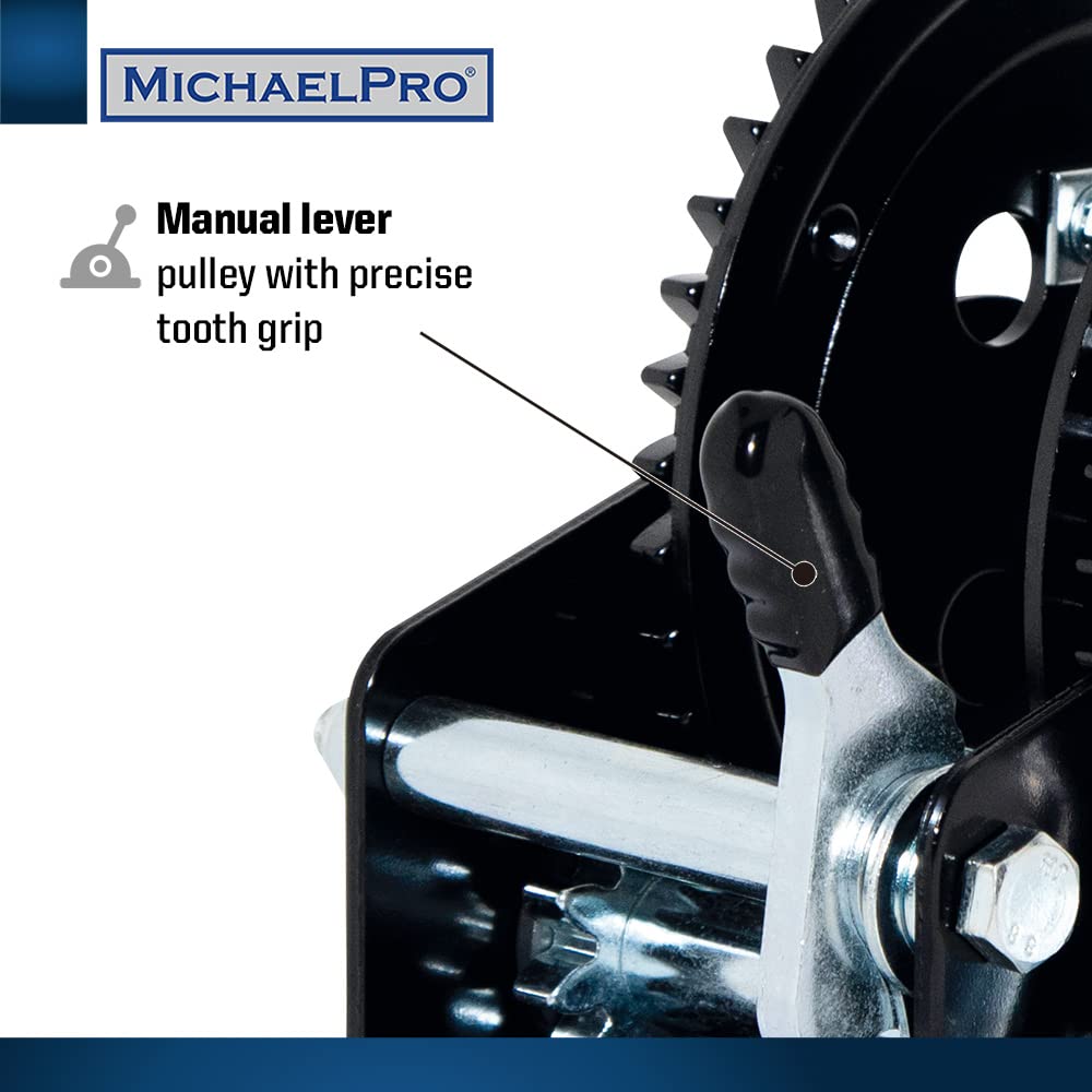 MichaelPro MP009059 Handseilwinde - 1500-kg Seilwinde