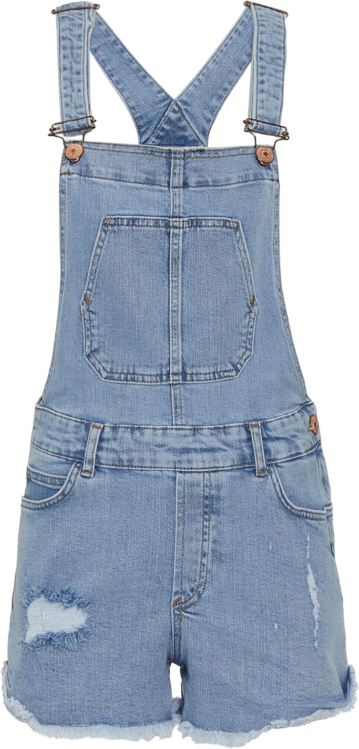 Redbridge Denim Latzhose für Damen Jeans Overall Jumpsuit 27W Hellblau, 27W Hellblau