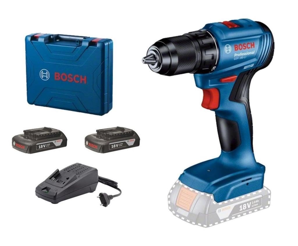 Wiertarko-wkrÄ™tarka Bosch GSR 185-Li 18V 2x akumulator 2Ah
