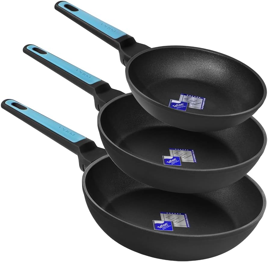 Cecotec Bratpfannen-Set Polka Platinum 20-24-28 Bucket Set Thunder (Platinum Kollektion, 20-24 - 28