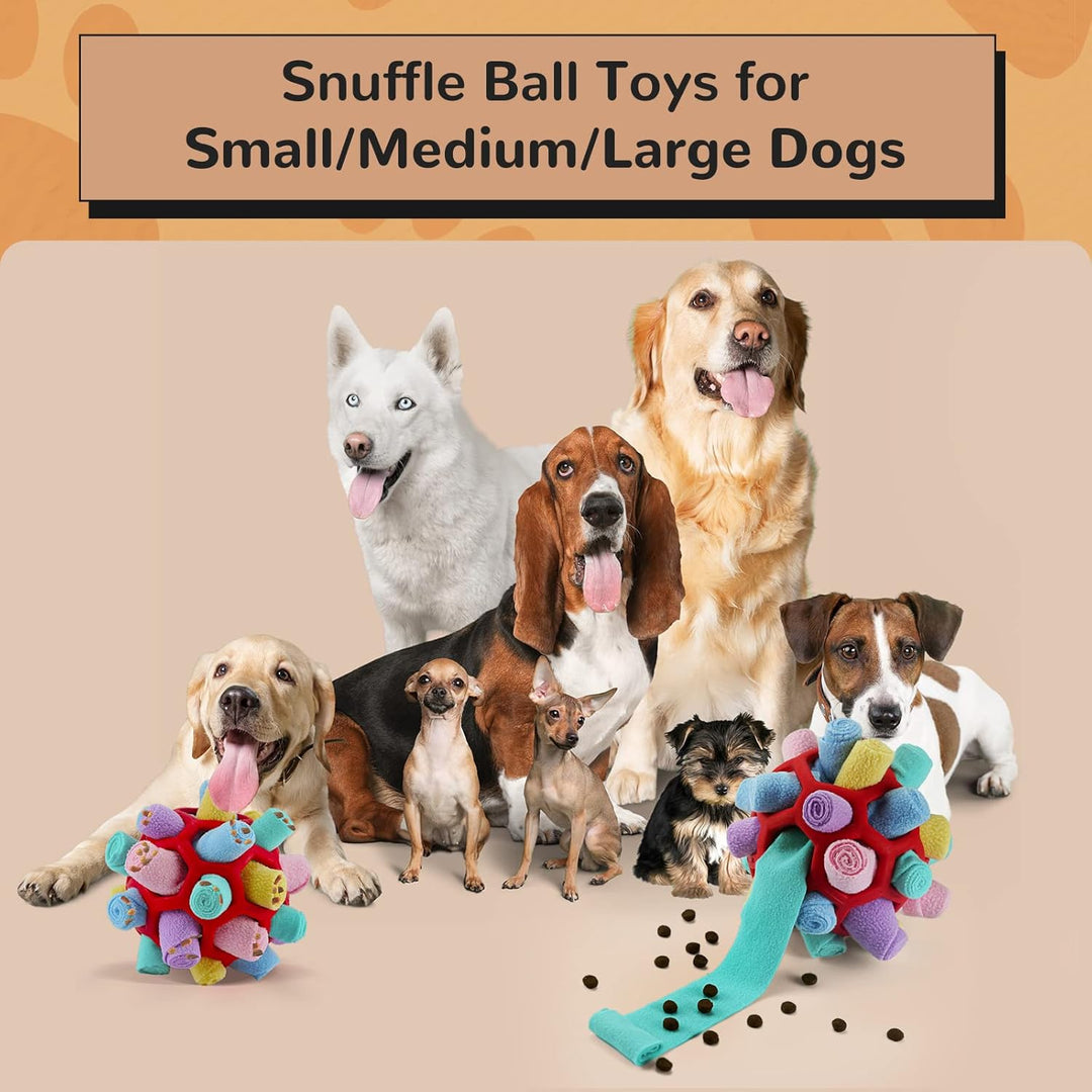 Schnüffelball für Hunde, Schnüffelteppich Schnüffelspielzeug Interaktive Hundespielzeug tragbarer Ha