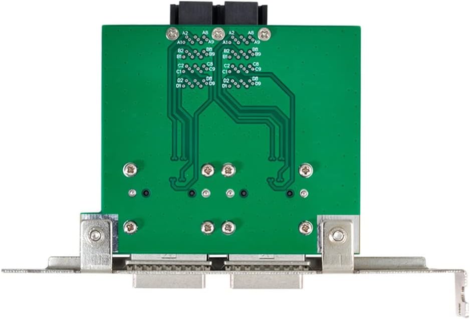 Xiwai Dual Ports Mini SAS SFF-8088 auf internen SAS HD SFF-8643 PCBA-Buchsenadapter mit Low-Profile-